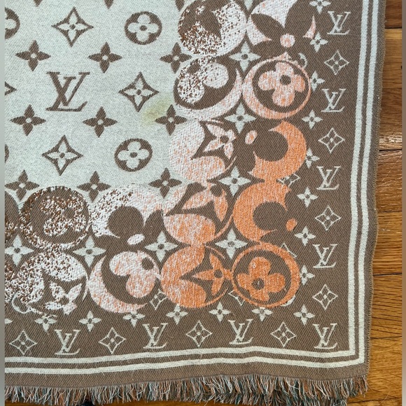 Louis Vuitton Multicolor Monogram Shawl - Picture 3 of 6